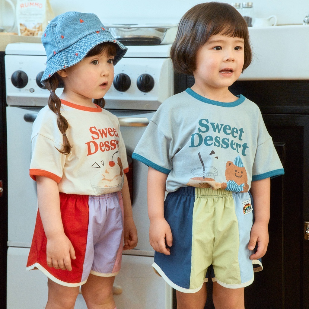 韓國🇰🇷1stblue 夏日拼色短褲(5-15)