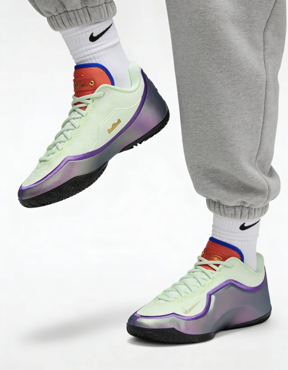 男鞋 NIKE LEBRON 23 'Green With Envy' 紫綠 緩震 實戰 運動 籃球鞋【IH1514-700】LBJ23 LBJ