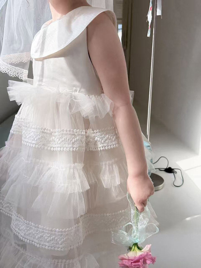 正韓夏aiai 純白夢幻公主洋裝