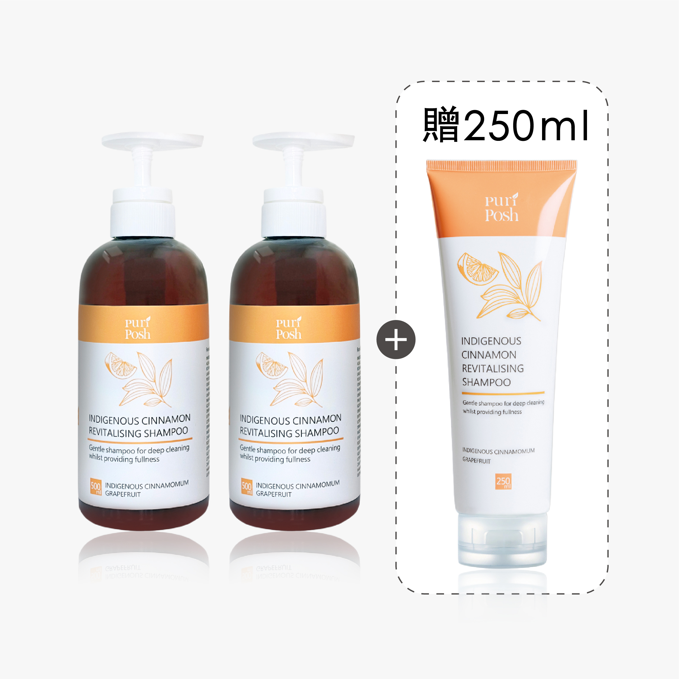 【買2送1】土肉桂豐澤輕盈洗髮精組