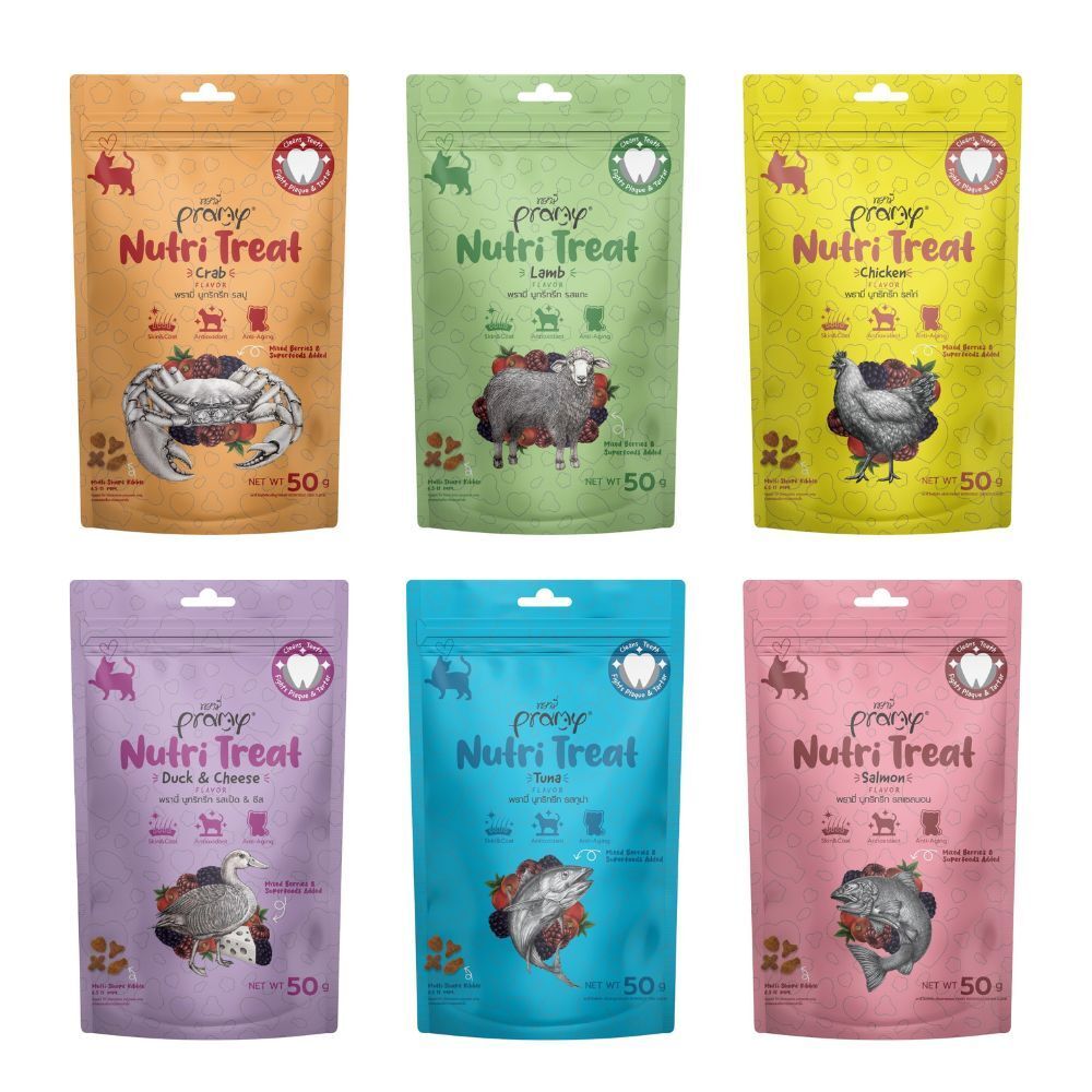 Pramy 沛米｜潔牙香酥脆 貓脆餅 50g (貓咪餅乾 潔牙餅乾)