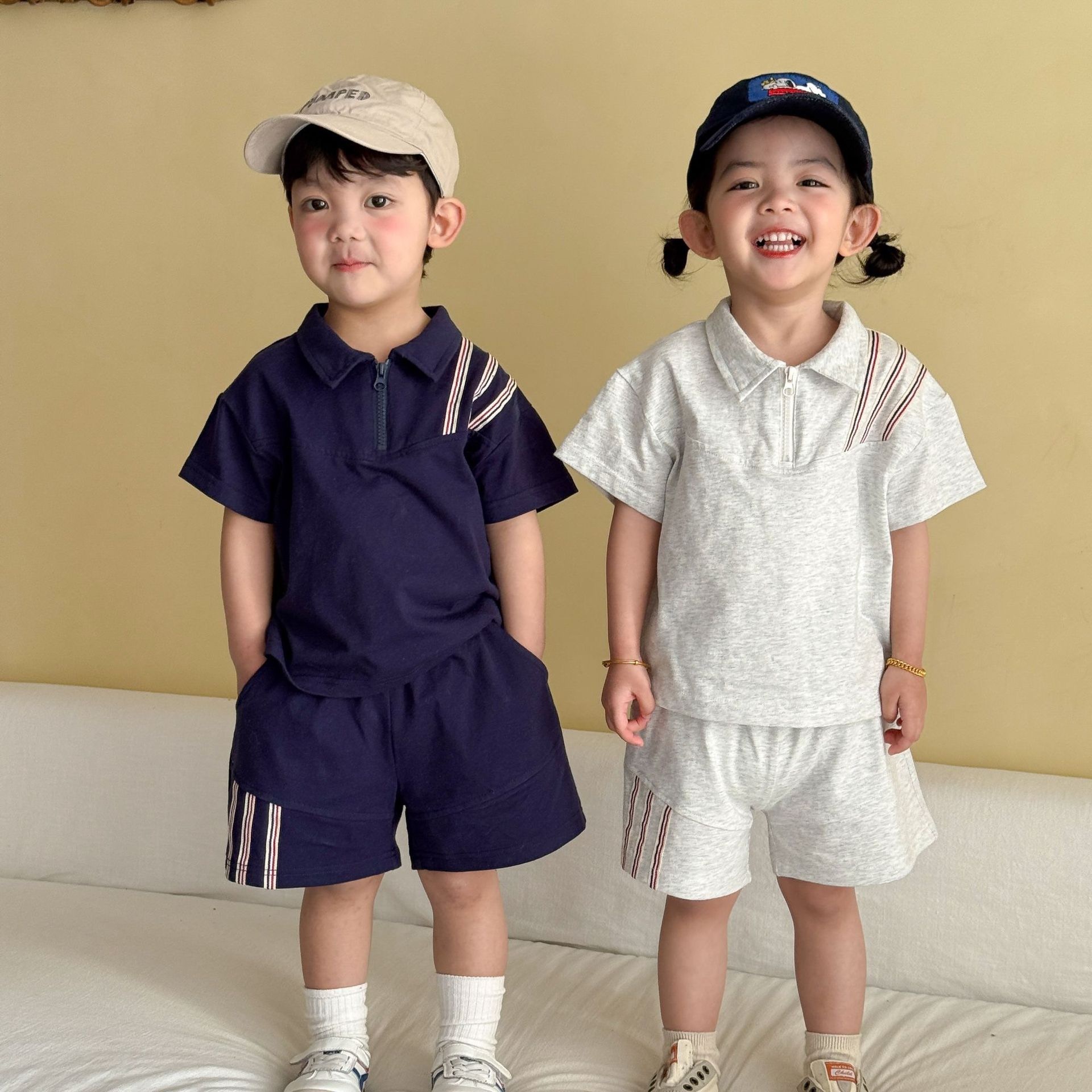 兄弟姐妹一起穿_polo領運動套裝