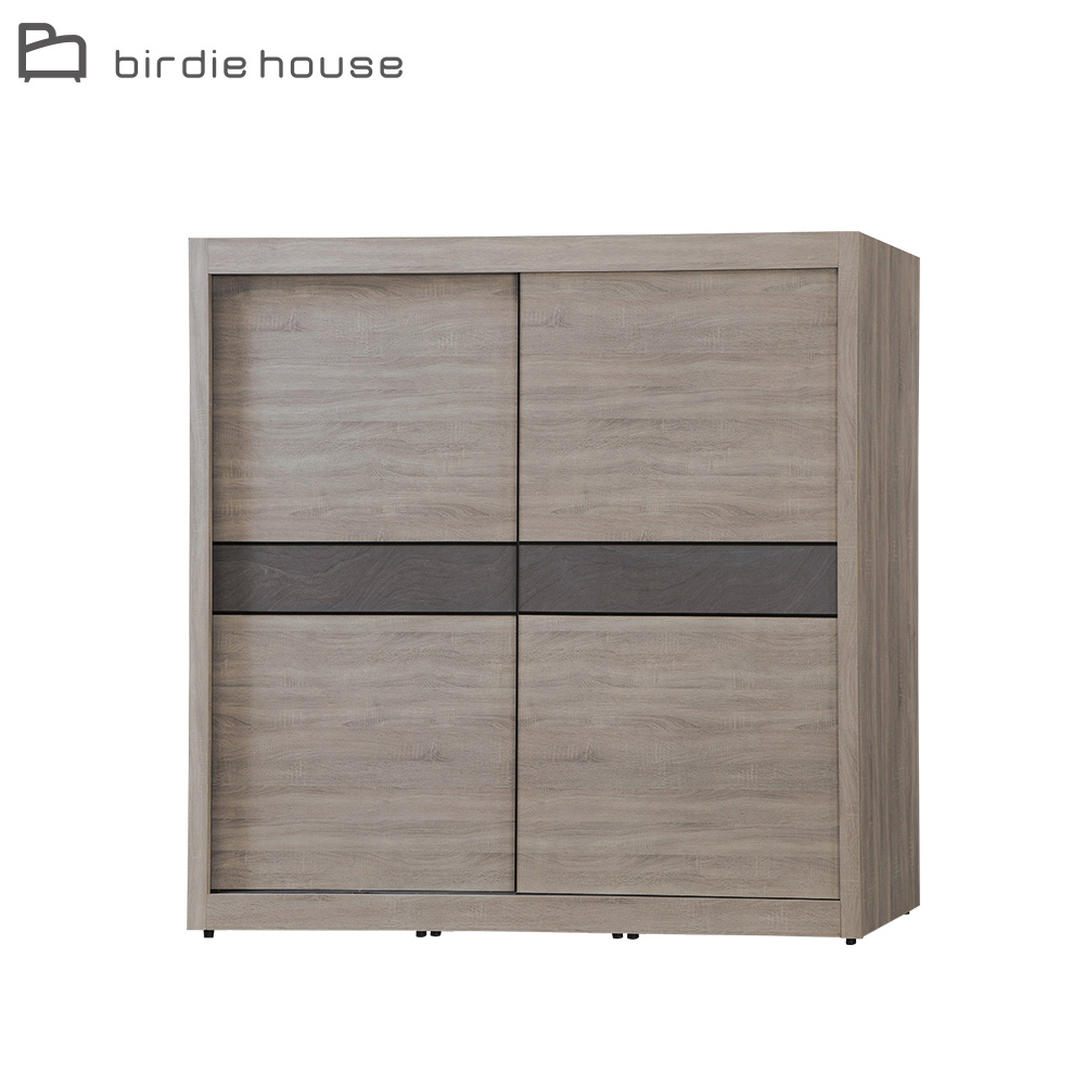 柏蒂家居-萊德7尺推門衣櫃/衣櫥(四吊桿+三抽)