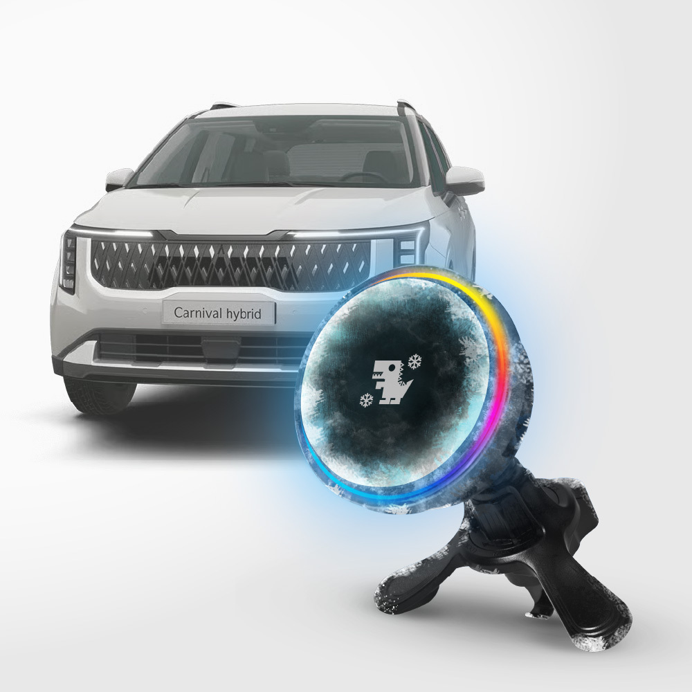 KIA Carnival 系列｜XILLA黑鏡冰核智充手機架