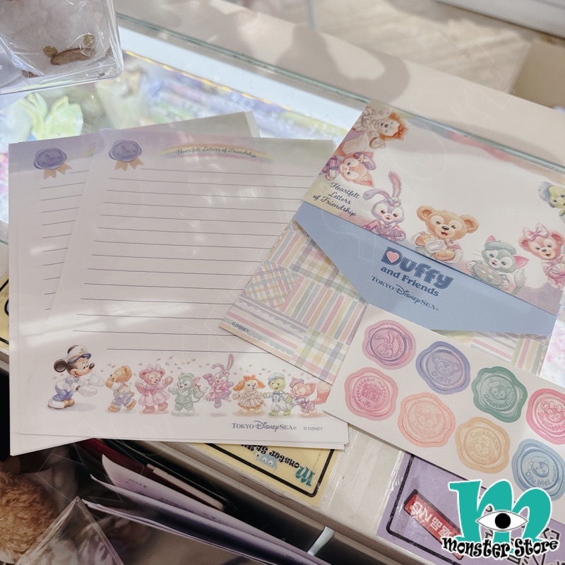 Duffy Shellimay Gelatoni Stellalou Cookieann Olumei Linabell信紙套裝