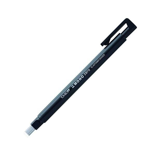 『Tombow』 筆形橡皮擦 Mono Zero 方形黑色