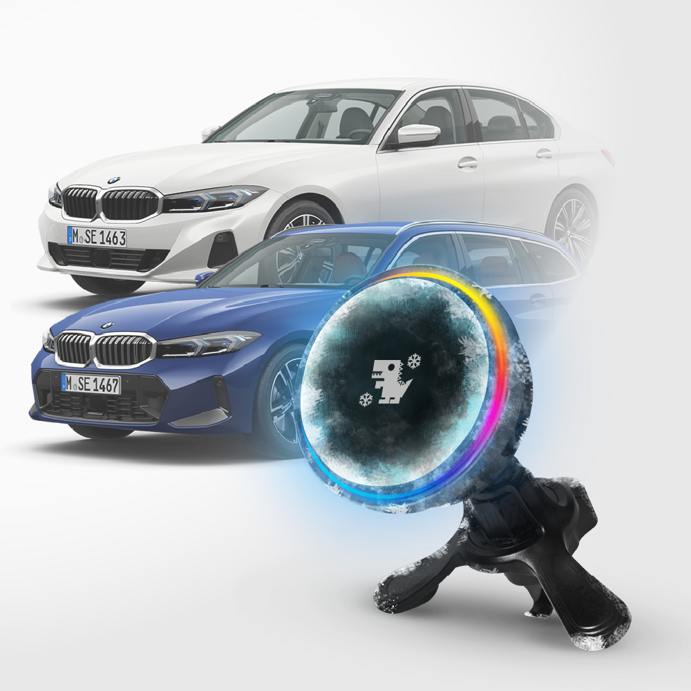 BMW 3系列｜XILLA黑鏡冰核智充手機架