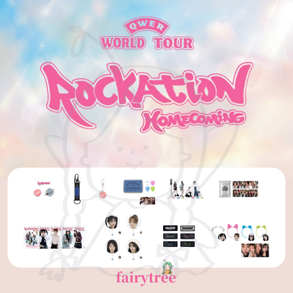 QWER ' ROCKATION : HOMECOMING ' 首爾安可場 官方周邊 賣場一