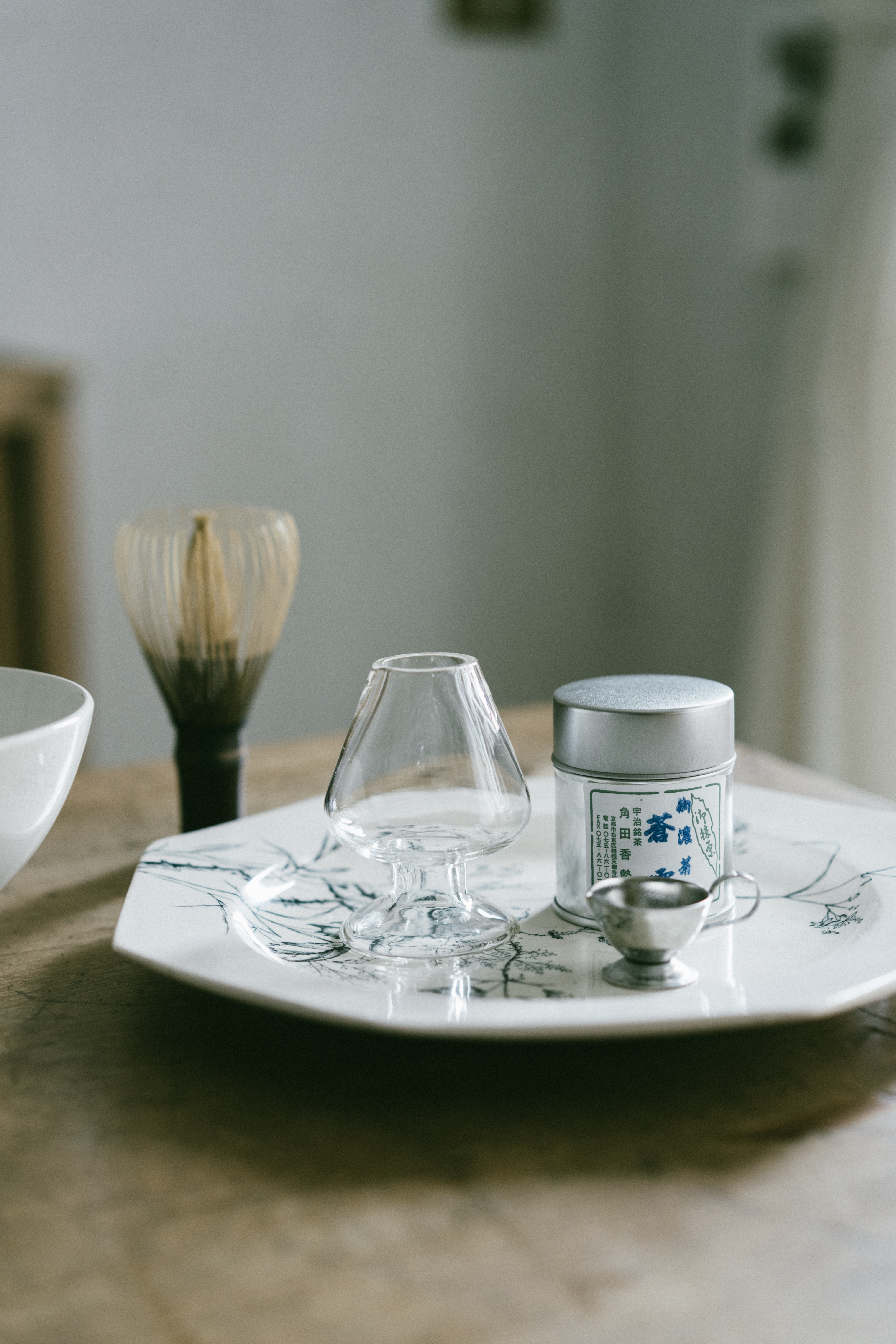 日本品牌玻璃茶筅收納晾乾座