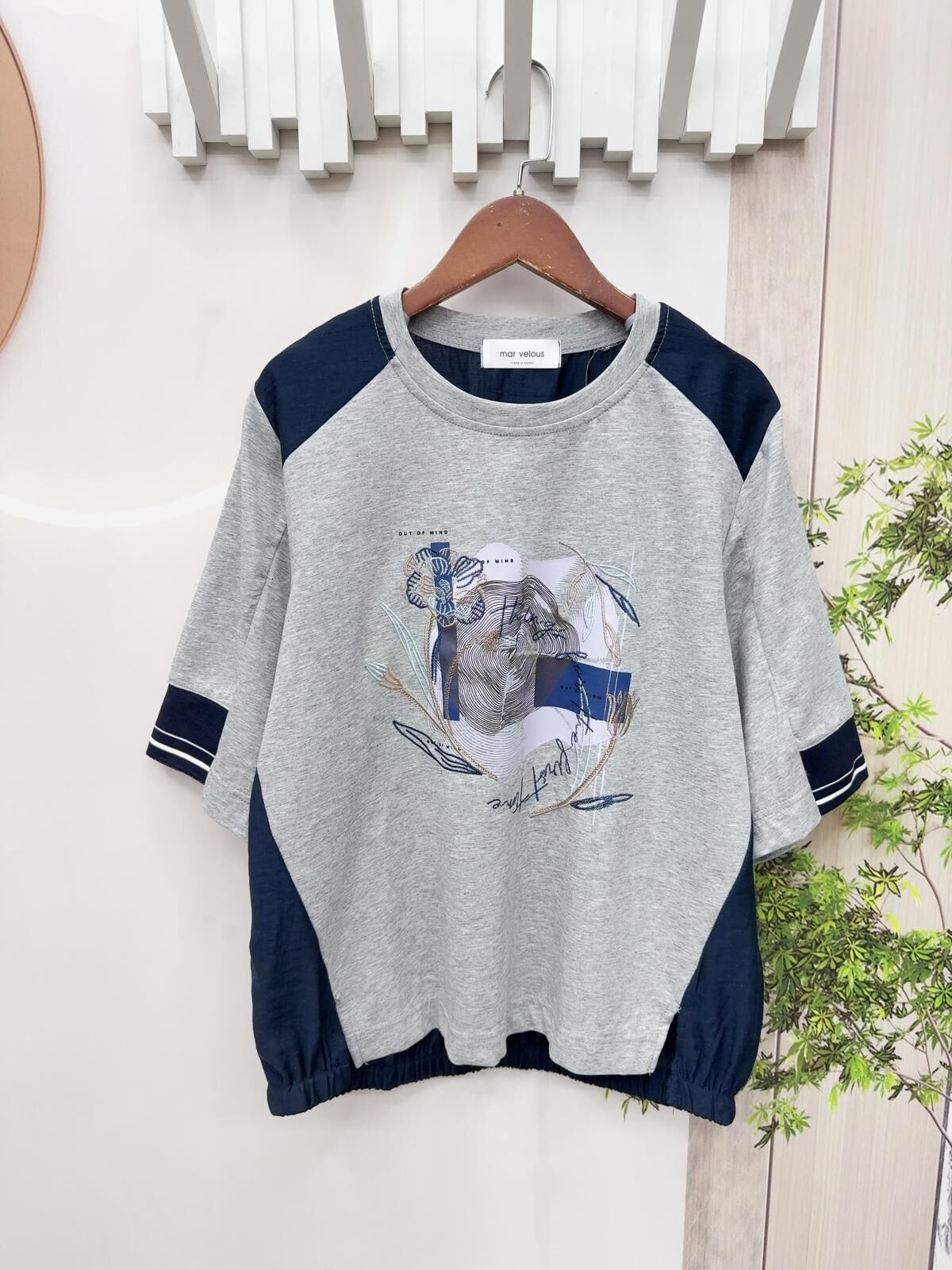 Mar 圖案拼布top~152G