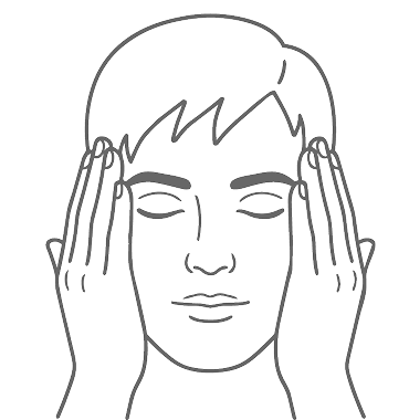 費洛蒙精粹用法step3：手掌輕壓吸收