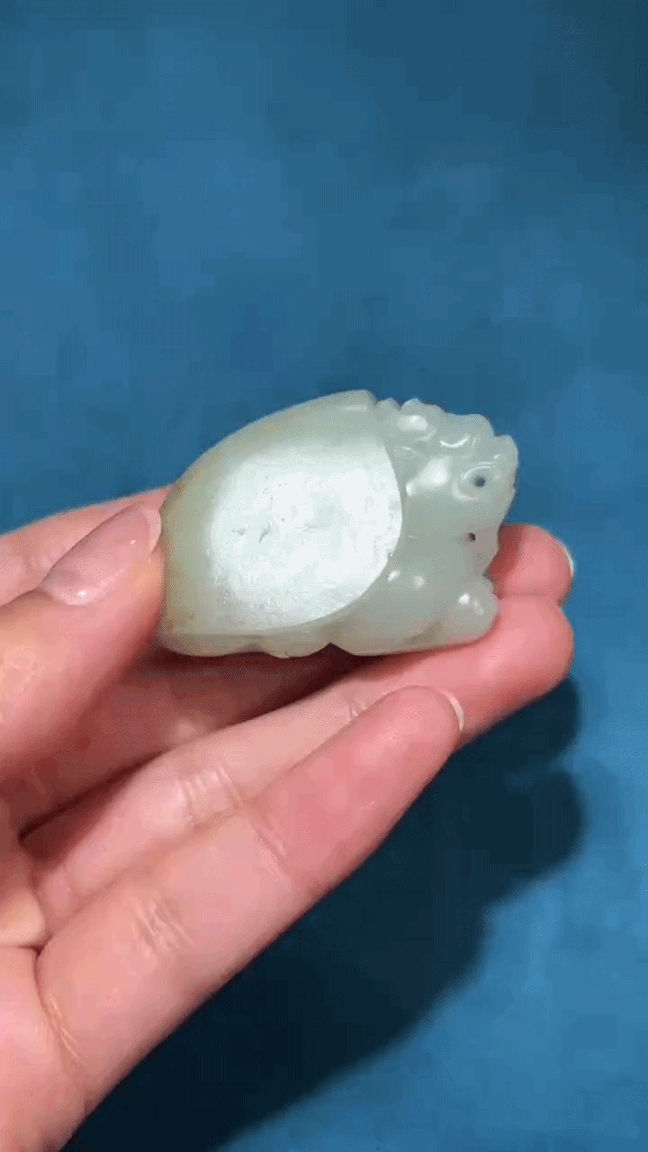 315223 和田玉籽料龍龜