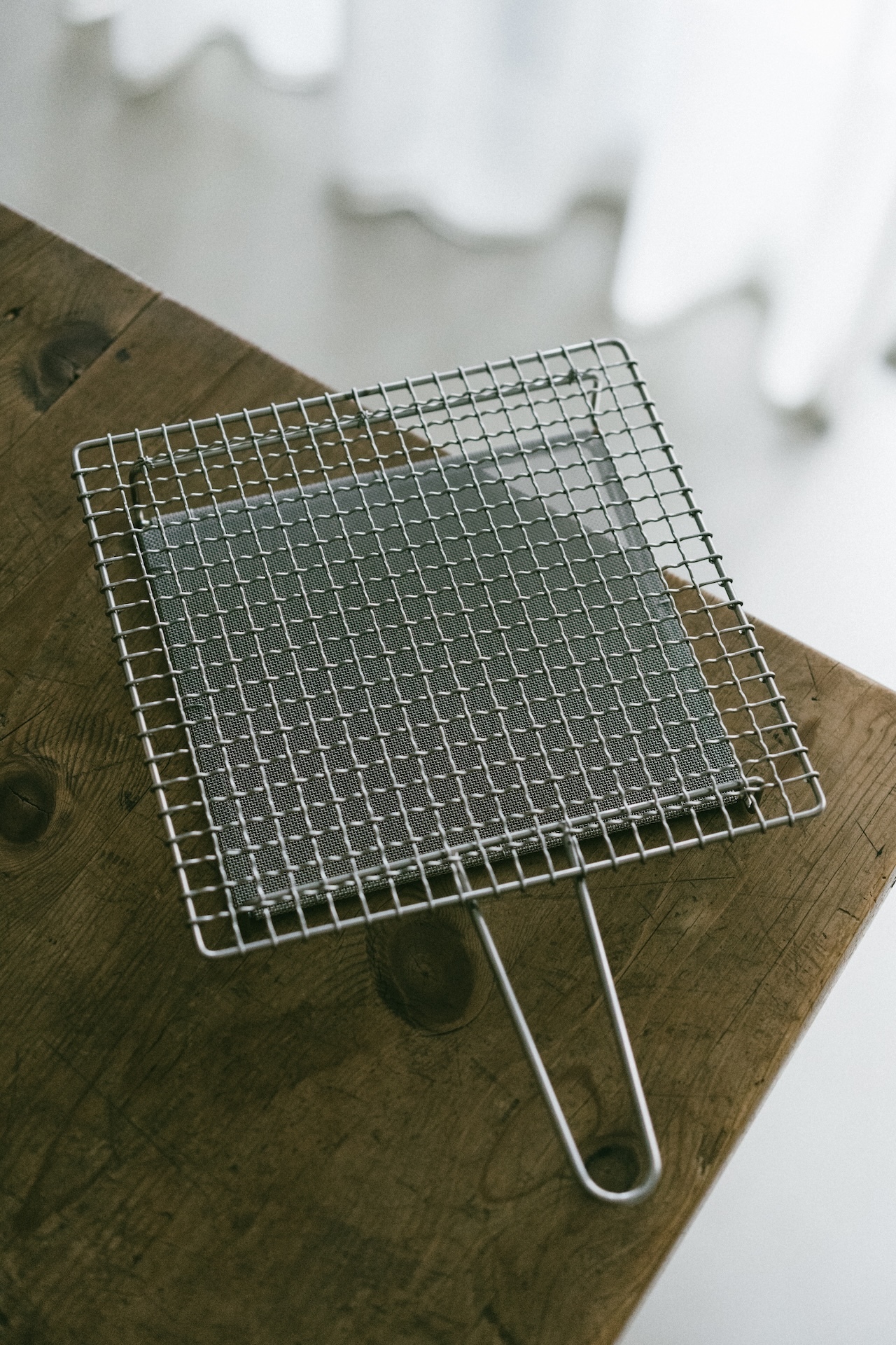 京都老舖 辻和金網｜職人全手工編織把手雙層金網