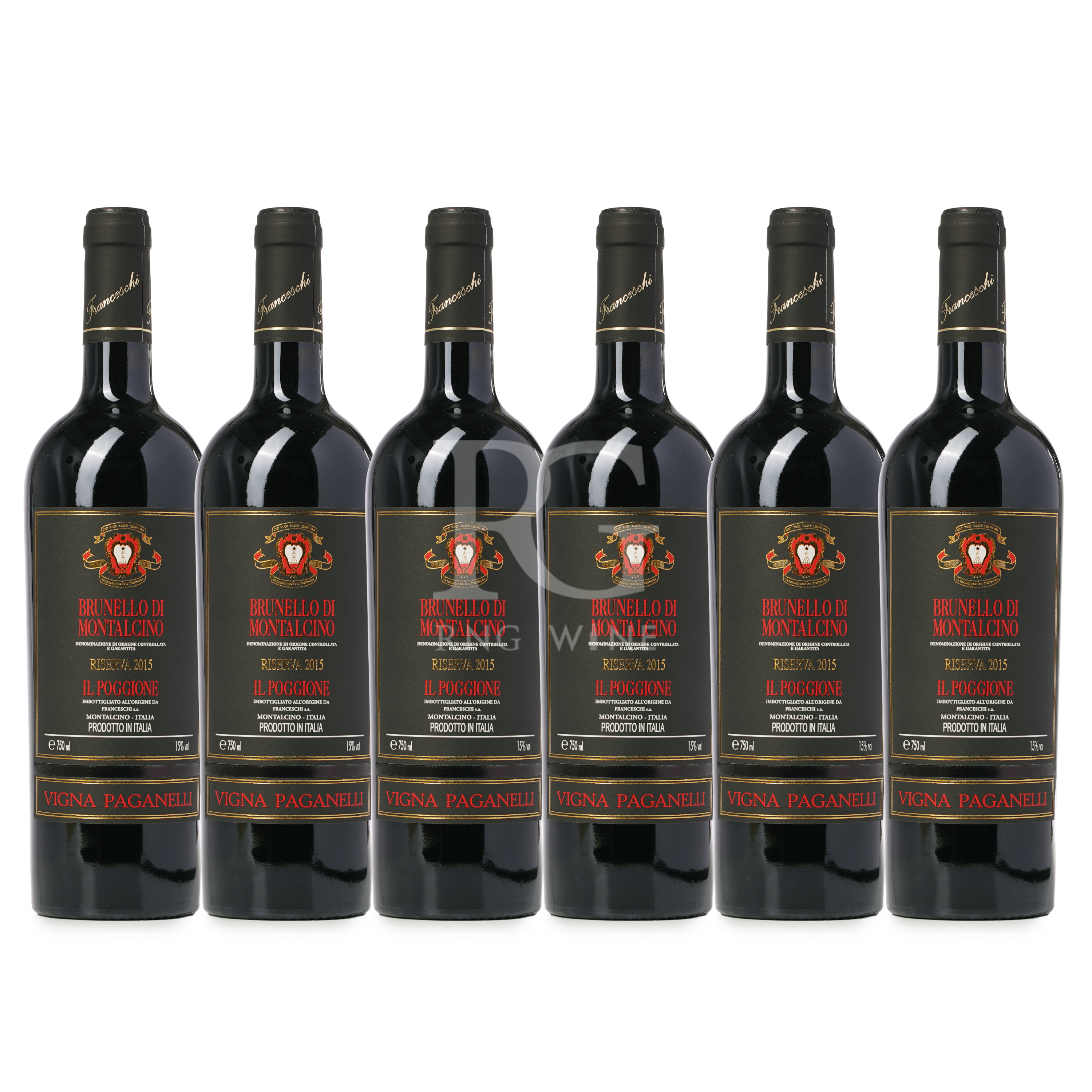 Il Poggione Brunello di Montalcino Riserva Vigna Paganelli 2015 (RP97) - 6 Bottle Pack