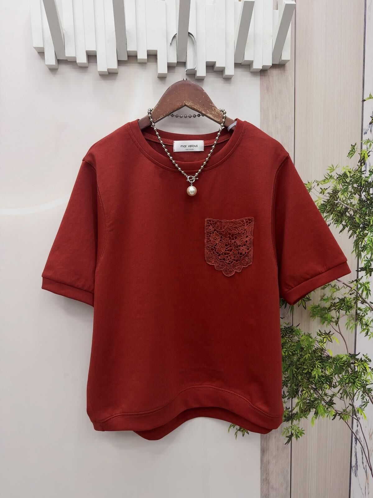 Mar lace 袋 top ~152V