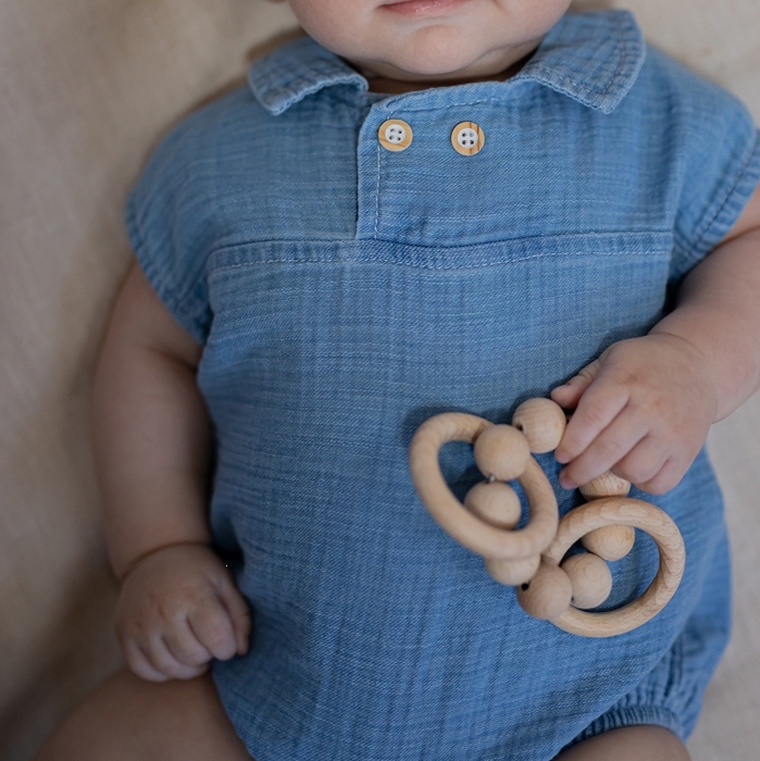 1+ in the family polo領單寧包屁衣 ZACINTO - denim