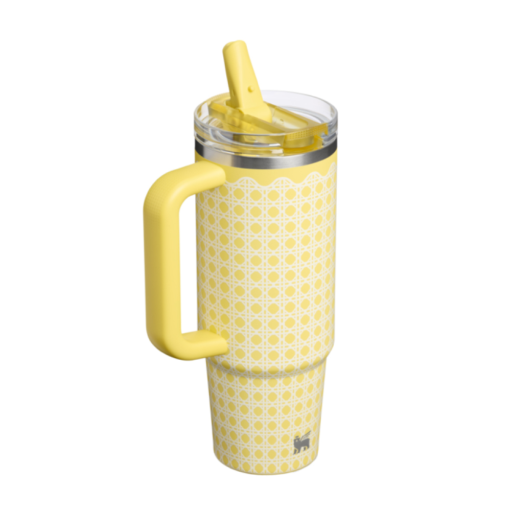 STANLEY 防漏吸管隨手杯 0.88L / 金盞藤編