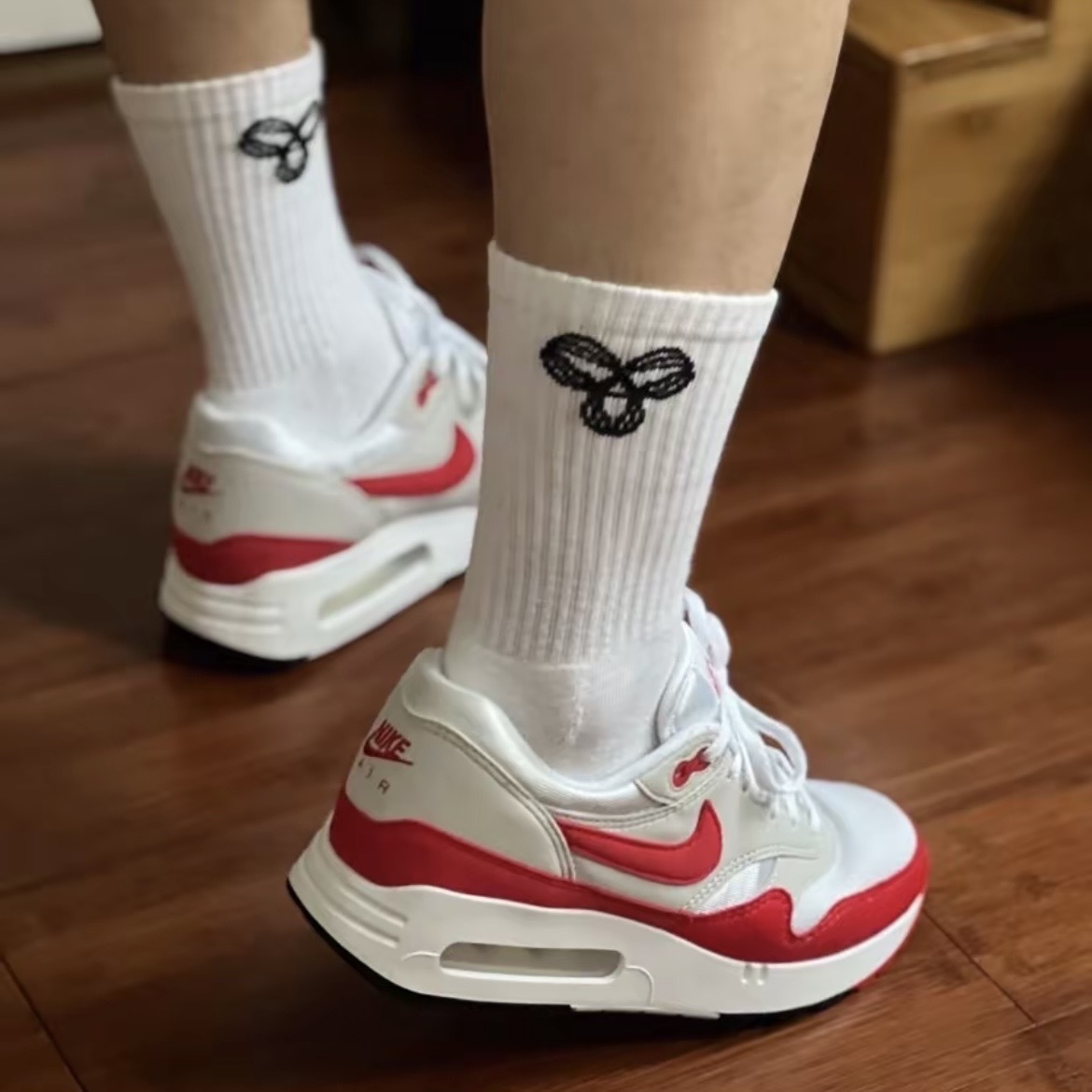 NIKE AIR MAX 1 86 紅白 經典款 "BIG BUBBLE" 運動鞋 休閒穿搭 女鞋 DO9844-100