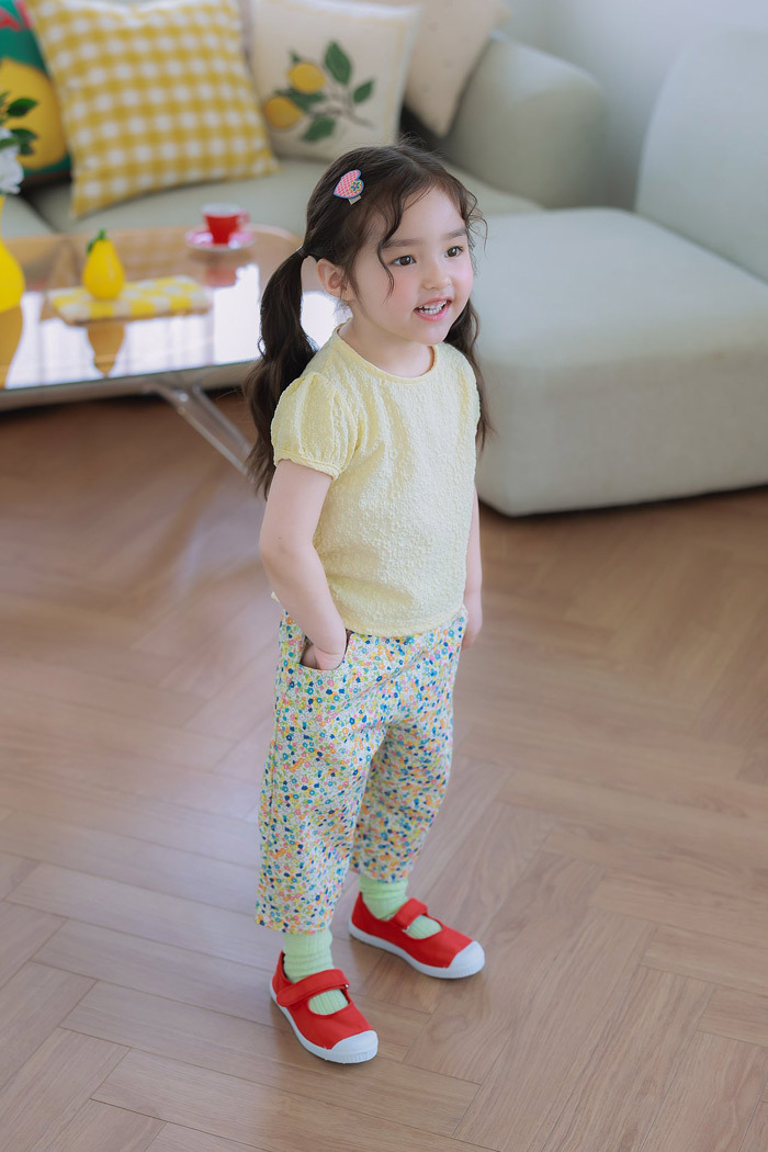 正韓夏JAZZ 兩色滿滿碎花褲