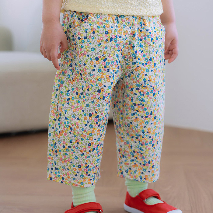 正韓夏JAZZ 兩色滿滿碎花褲