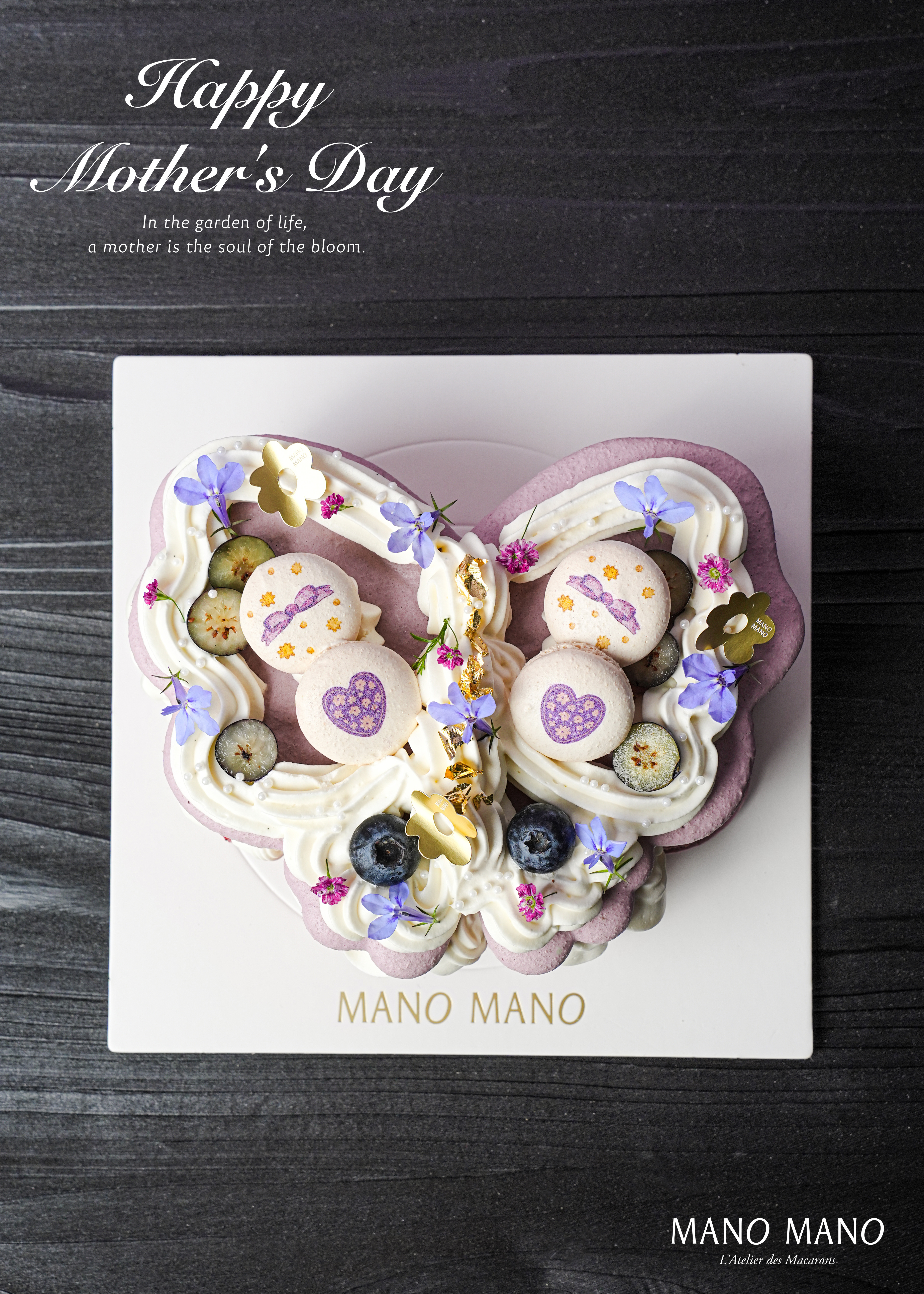 【預購商品】母親節限定｜7吋 蝴蝶花園