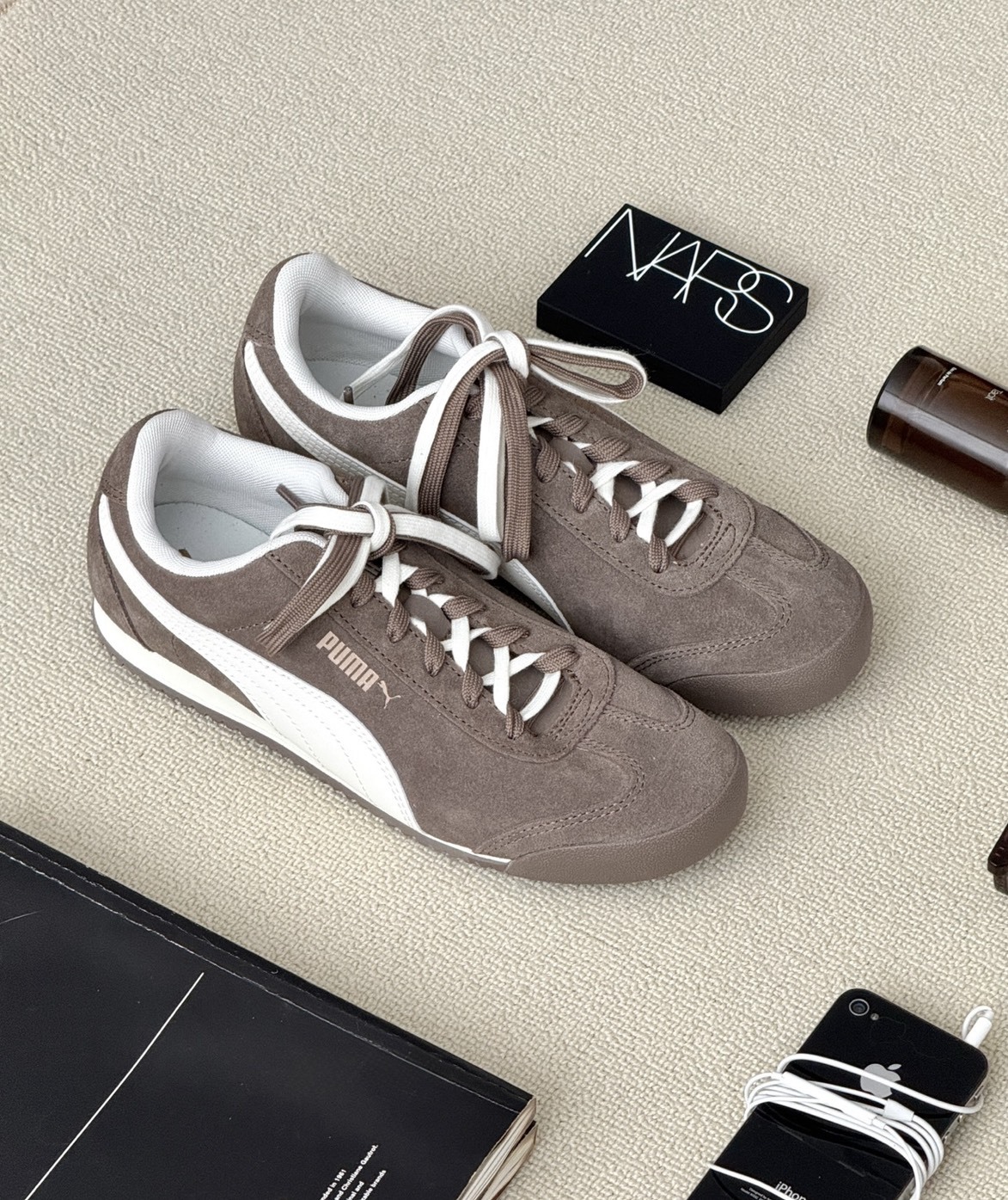 【預購】PUMA Roma classic 休閒鞋 復古 女鞋 咖色 棕色 406754-01