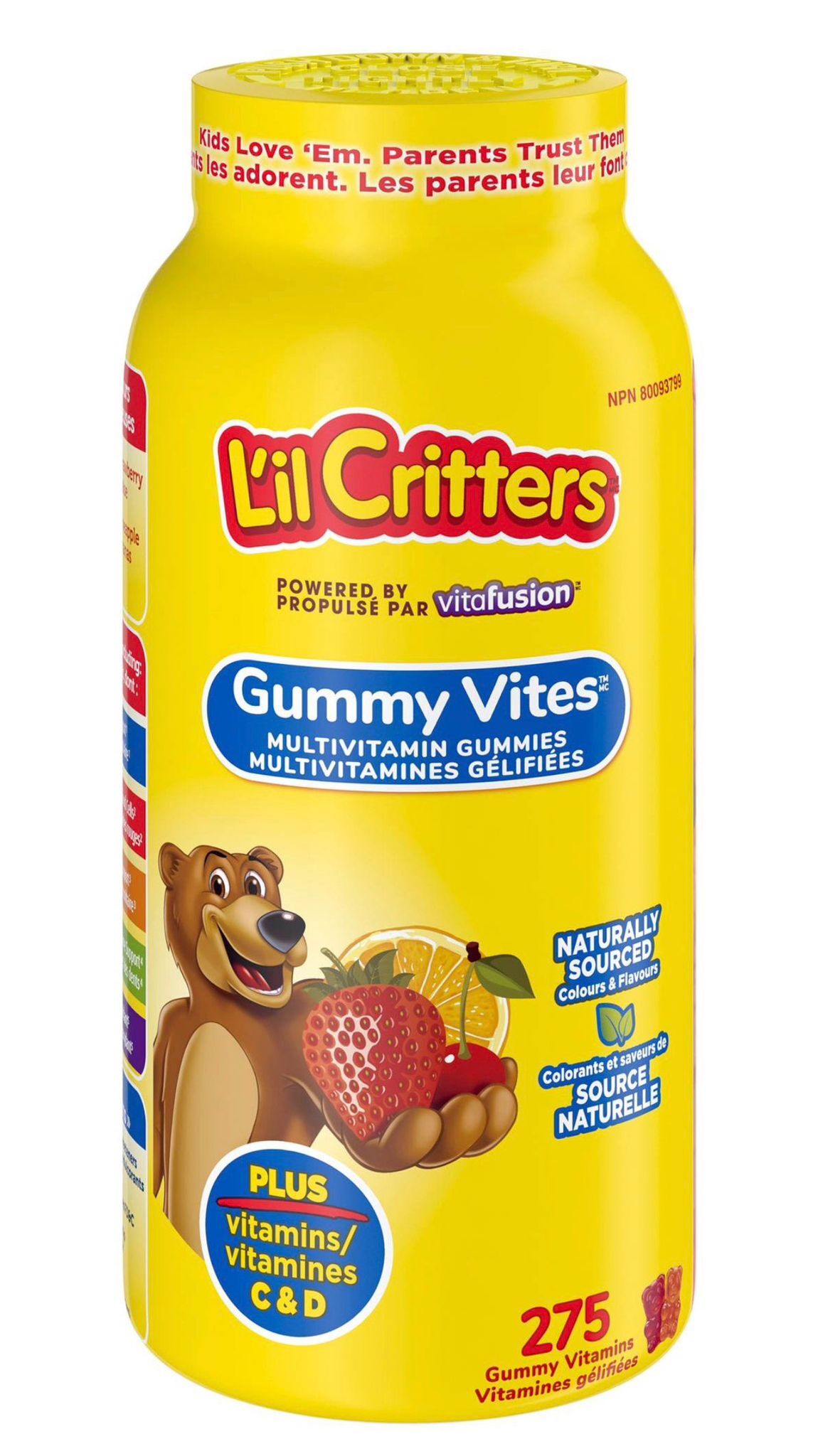 加姐 L'il Critters 多種維他命兒童營養軟糖 275粒 *滿$899包京東送貨上門* CC112