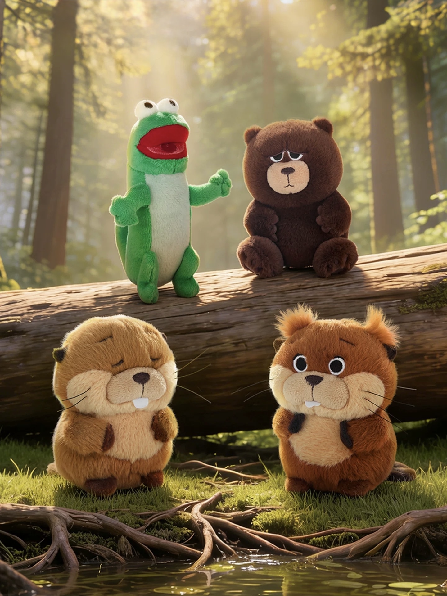 迪士尼 官方授權 HOPPERS 狸想世界 河狸 梅寶 湯姆 艾倫 阿廢 吊飾 鑰匙圈 / 預購