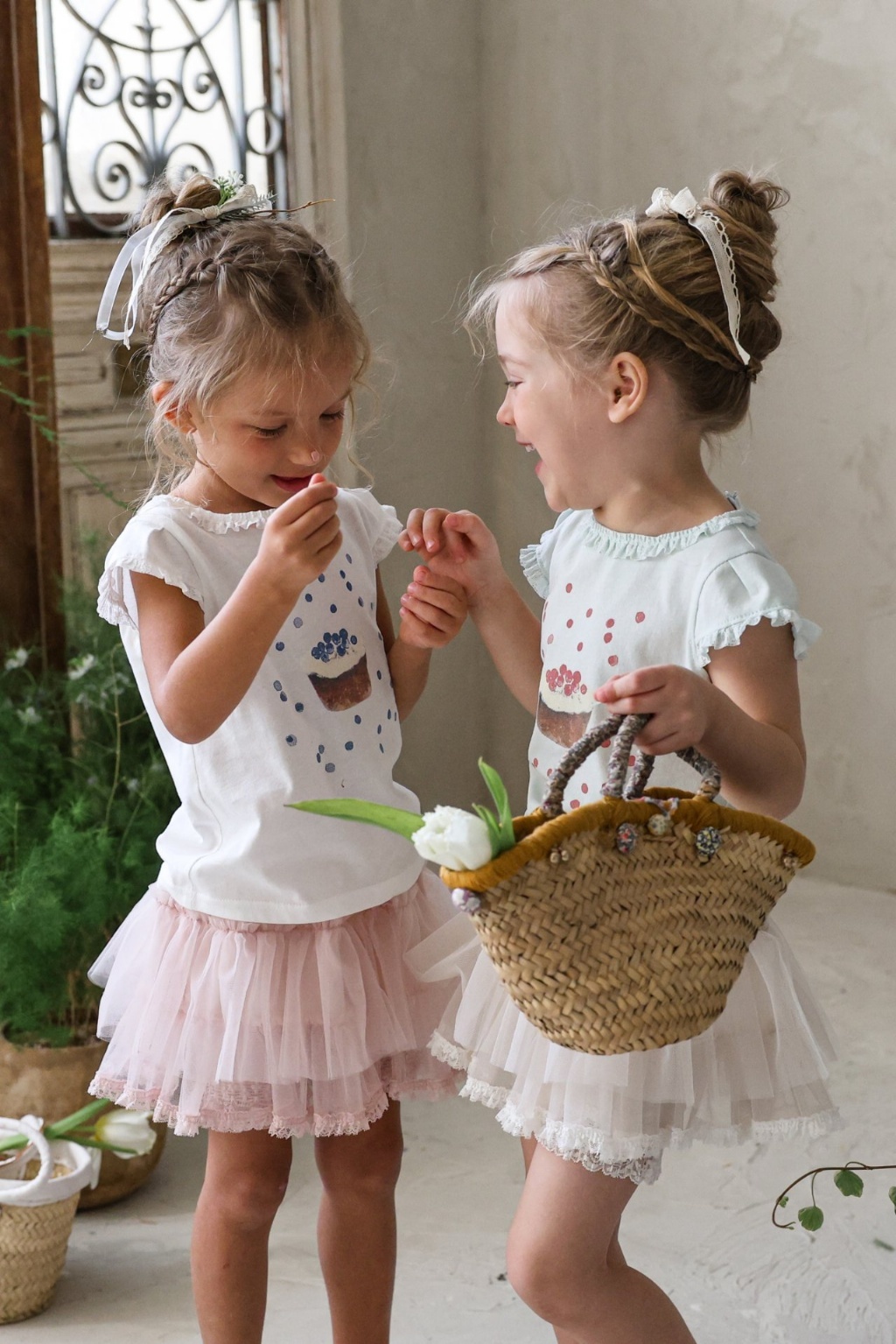 正韓夏Flo 兩色浪漫蕾絲裙褲