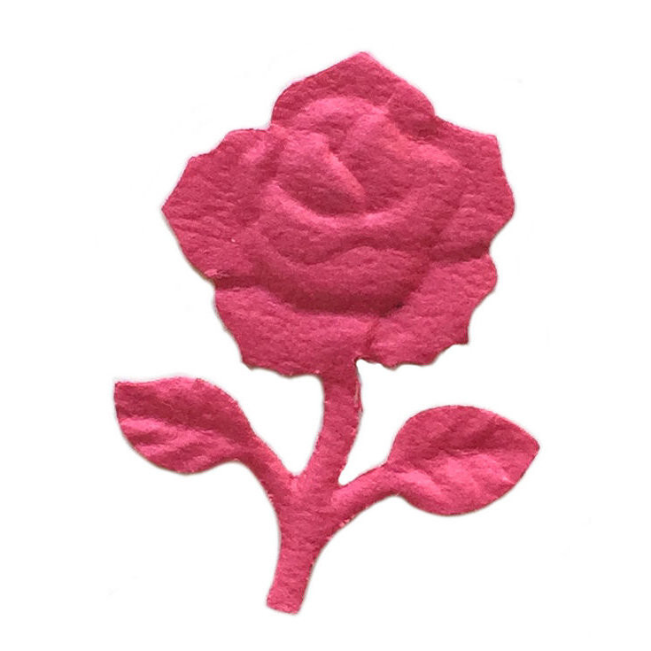 DECOP EMBOS 剪貼簿小道具 可愛的花 裁切同時壓花