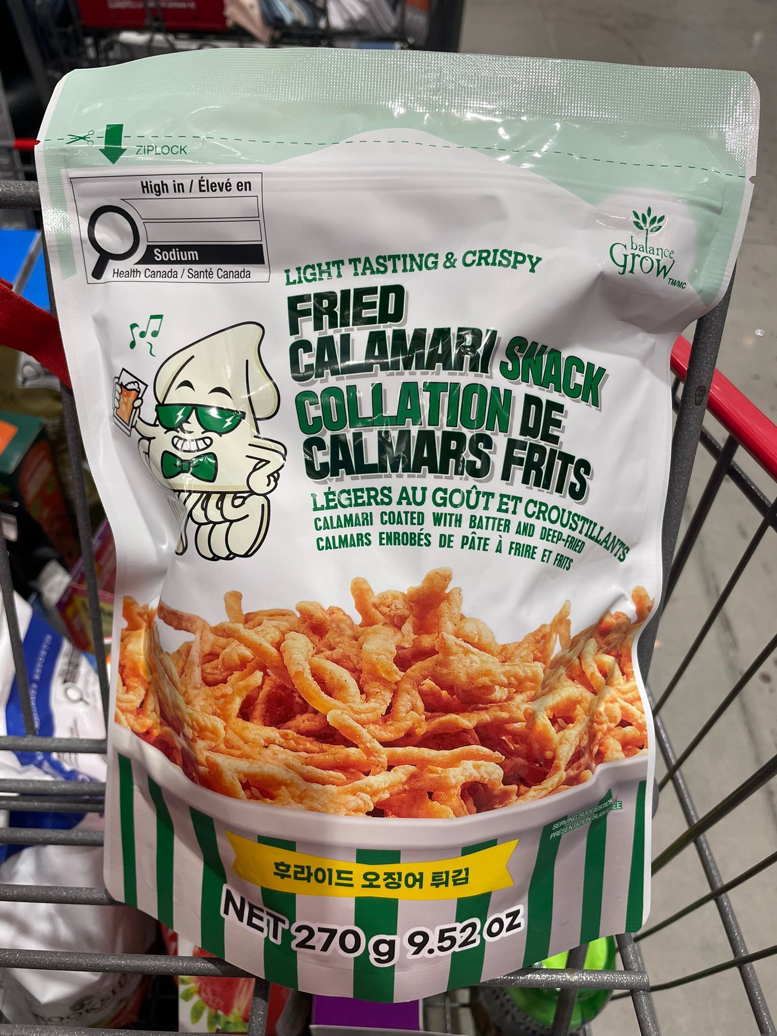 加姐 Balance Grow 炸魷魚脆條 270g *滿$899包京東送貨上門* CC75
