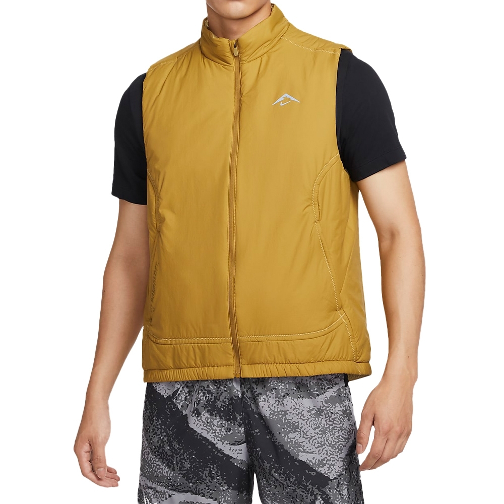 NIKE 背心 TF PRIMALOFT TRAIL VES 土黃色 保暖背心 男 FZ0002-716
