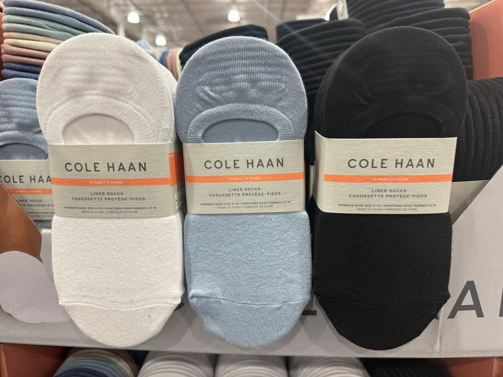 加姐 Cole Haan 女裝防甩踭船襪 (1套10對) *滿$899包京東送貨上門* CC175