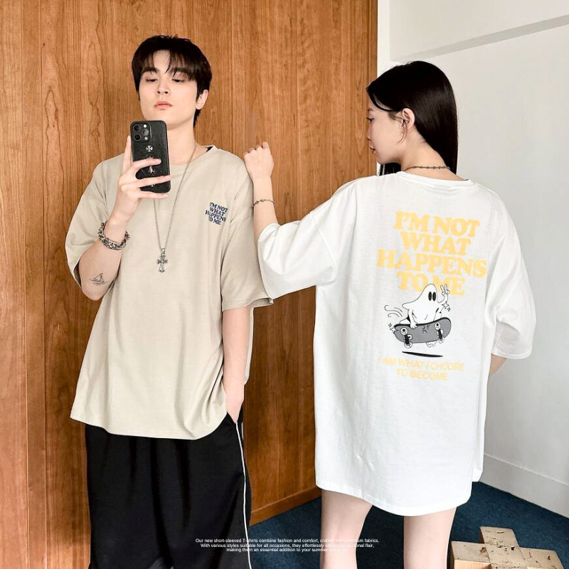 快樂幽靈滑板 短T