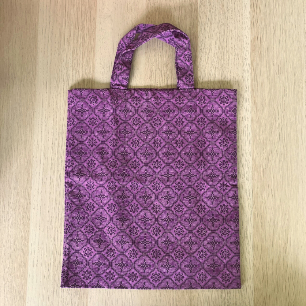 （絕版）A4手提袋/玻璃海棠/紫