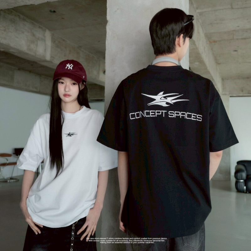 concept spaces未來刺繡短T