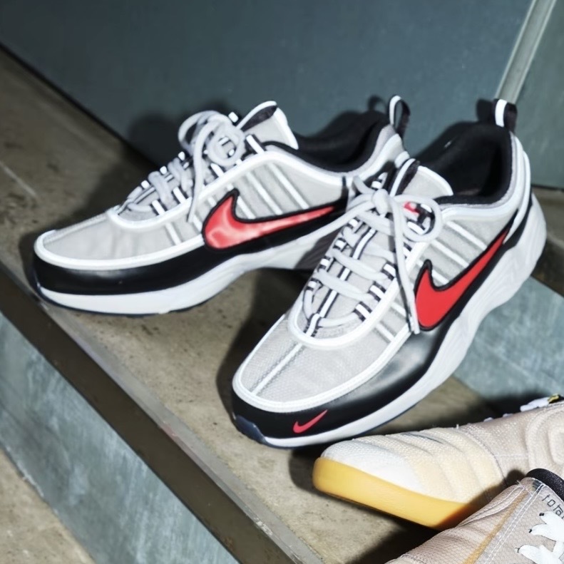 NIKE AIR ZOOM SPIRIDON 黑灰紅 復古 緩震 運動鞋 "SPORT REDS" 男鞋 II1161-095