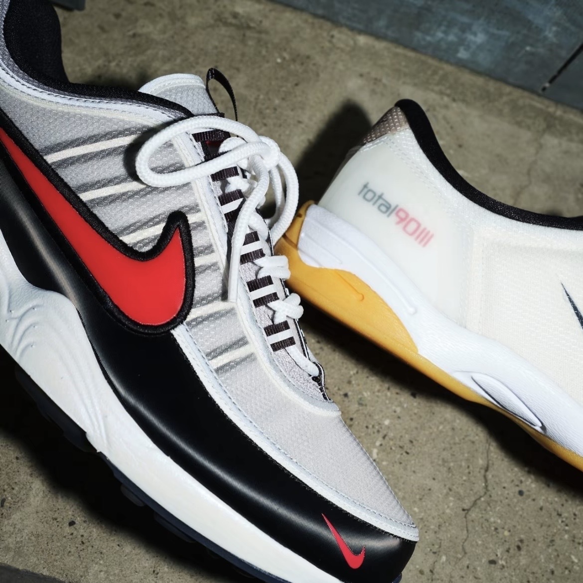 NIKE AIR ZOOM SPIRIDON 黑灰紅 復古 緩震 運動鞋 "SPORT REDS" 男鞋 II1161-095