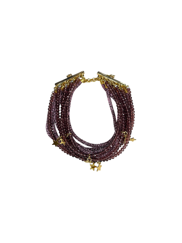 LORENA  串珠手鍊(暗紅)