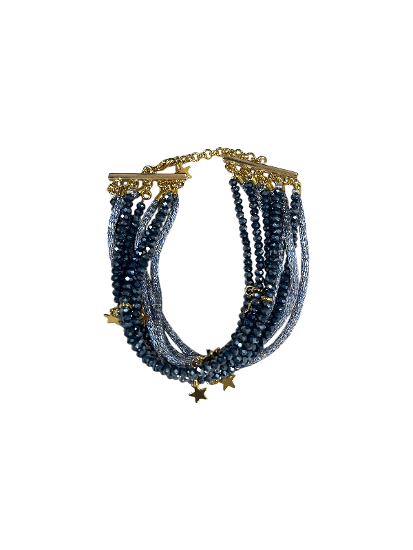 LORENA  串珠手鍊(深藍)