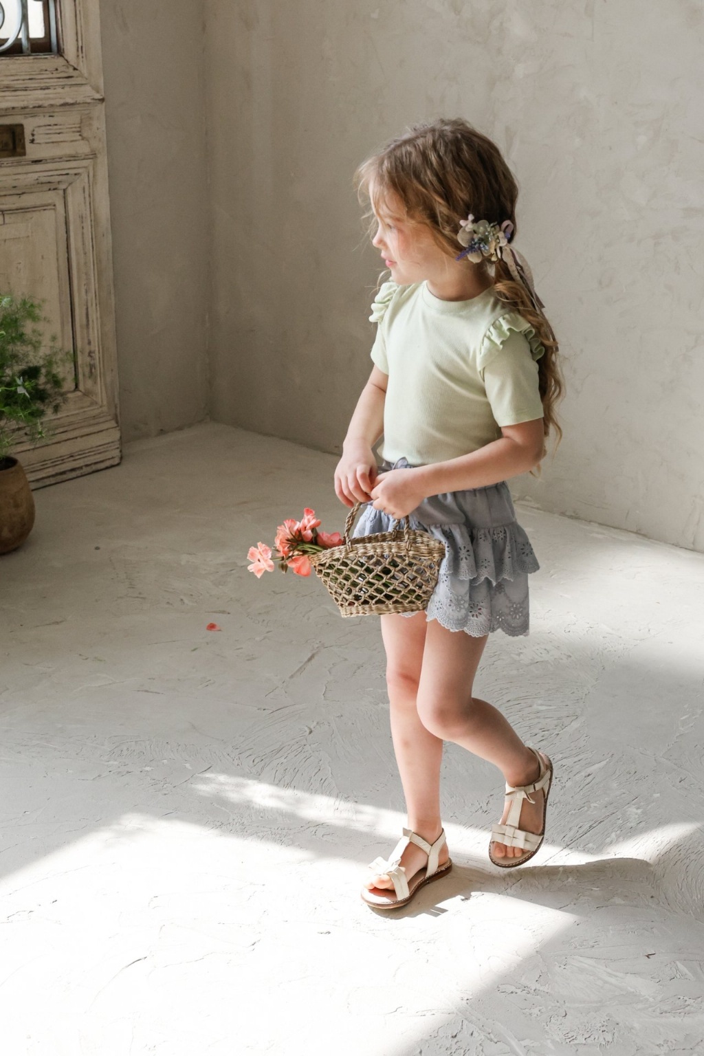 正韓夏Flo 優惠五色飛袖上衣