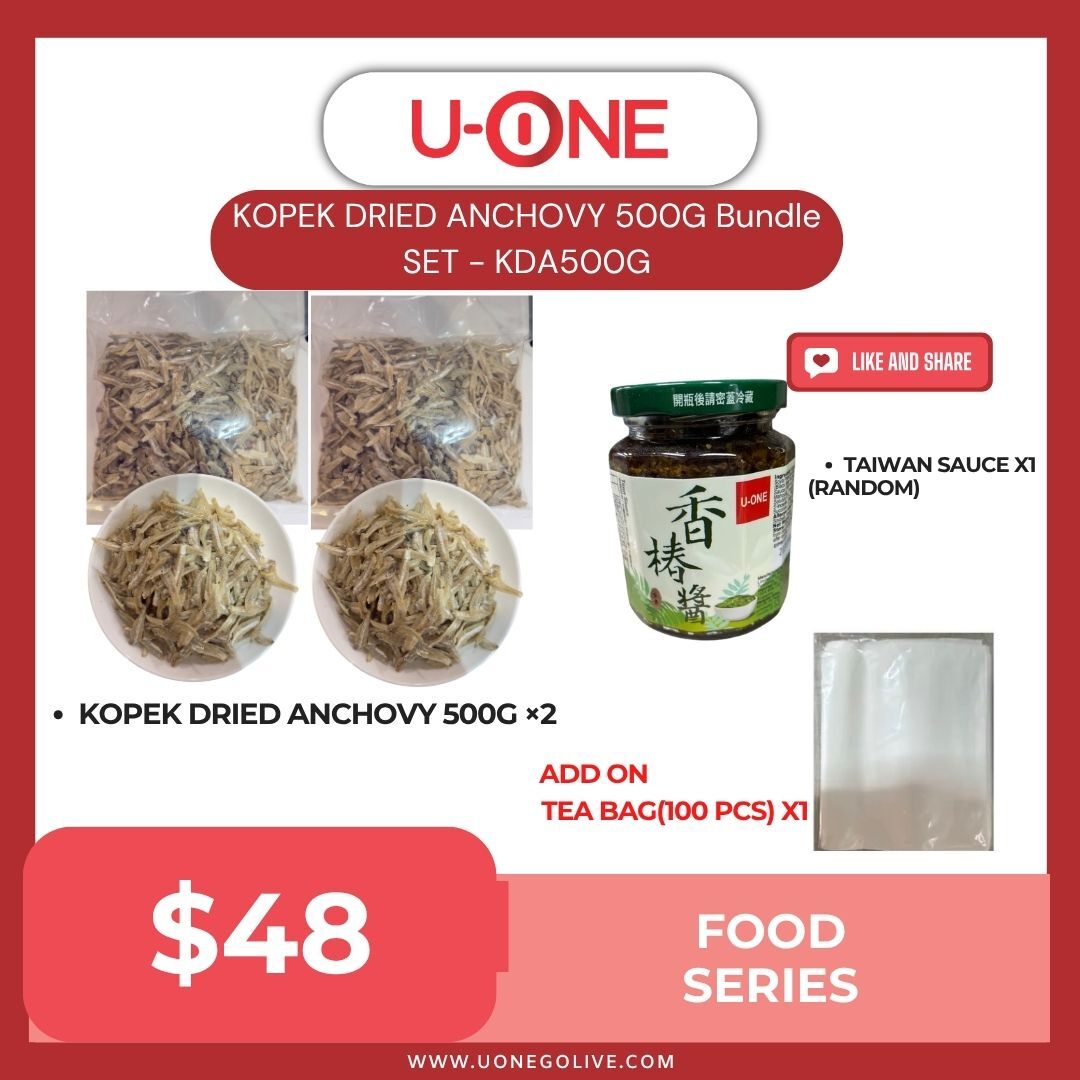 KOPEK DRIED ANCHOVY 500G Bundle SET - KDA500G