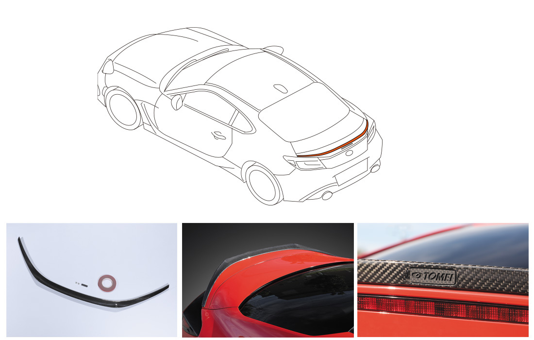TOMEI TRUNK LID SPOILER GR86 BRZ ZD