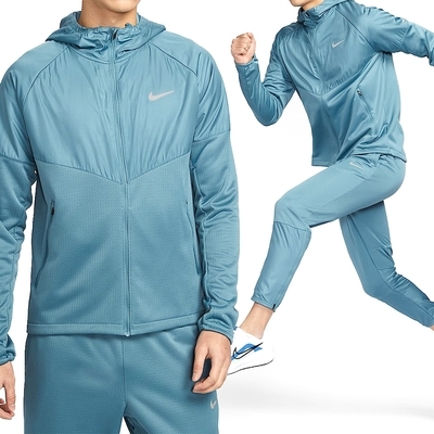 NIKE 外套 TF RPL SPHR MILER JKT 水藍色 運動 連帽 風衣外套 男 FZ1112-006