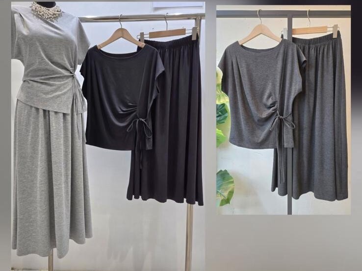 HP30 (SET) 上衣:胸42  長22 / 下身:腰23-47 HIP58 長34 $499 (一口價)