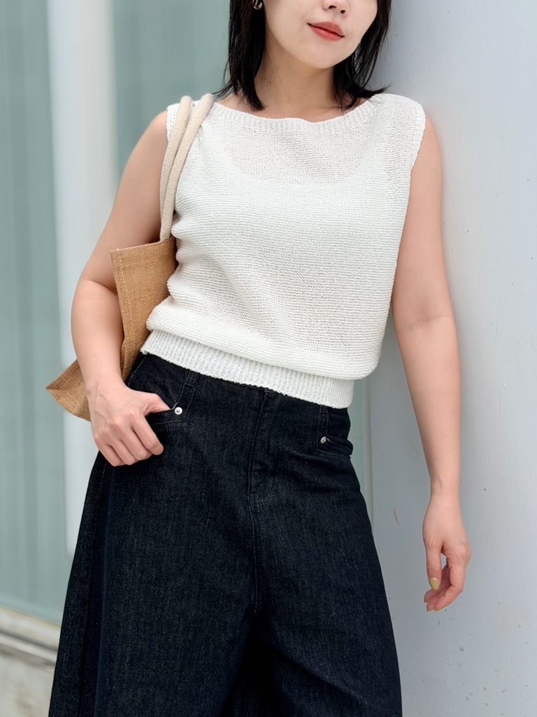 0309船領夏季針織背心