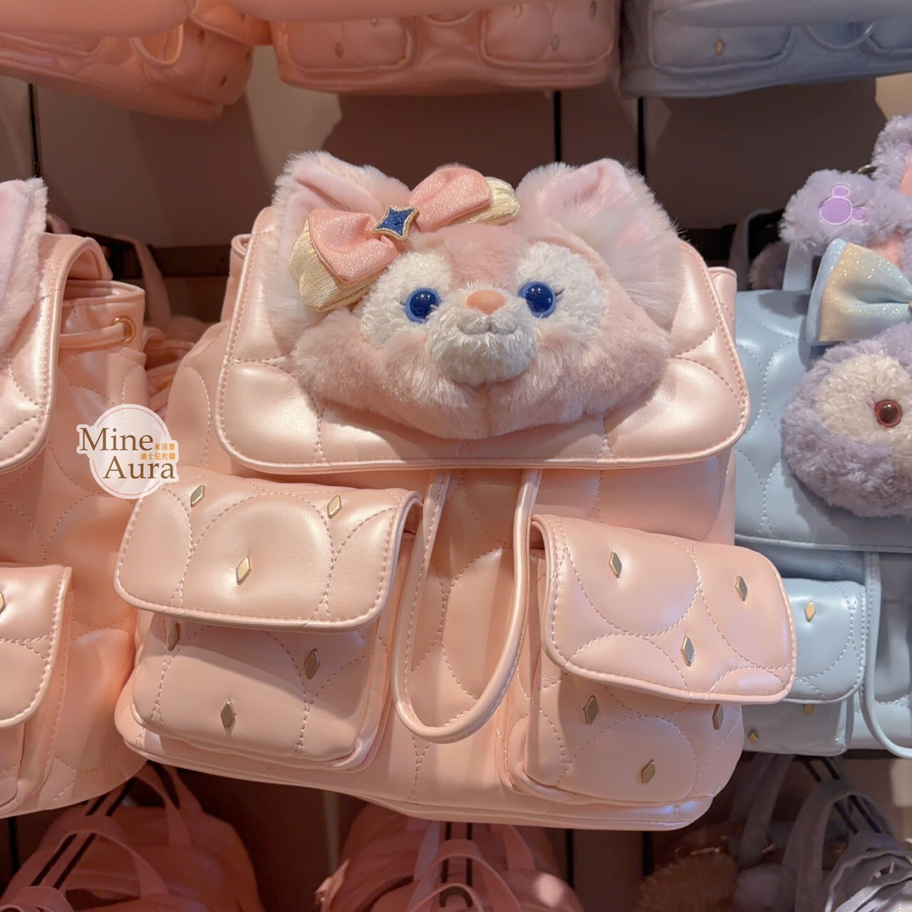 10歲生日慶典 玲娜貝兒 Lina bell 絨毛大頭造型 後背包 -上海迪士尼樂園