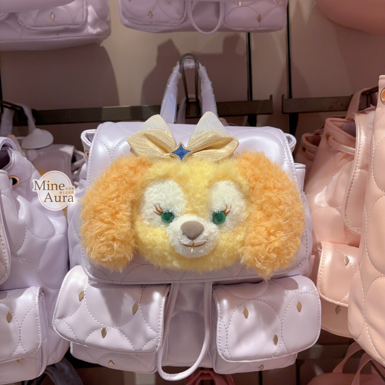 10歲生日慶典 可琦安 餅乾 CookieAnn 絨毛大頭造型 後背包 -上海迪士尼樂園