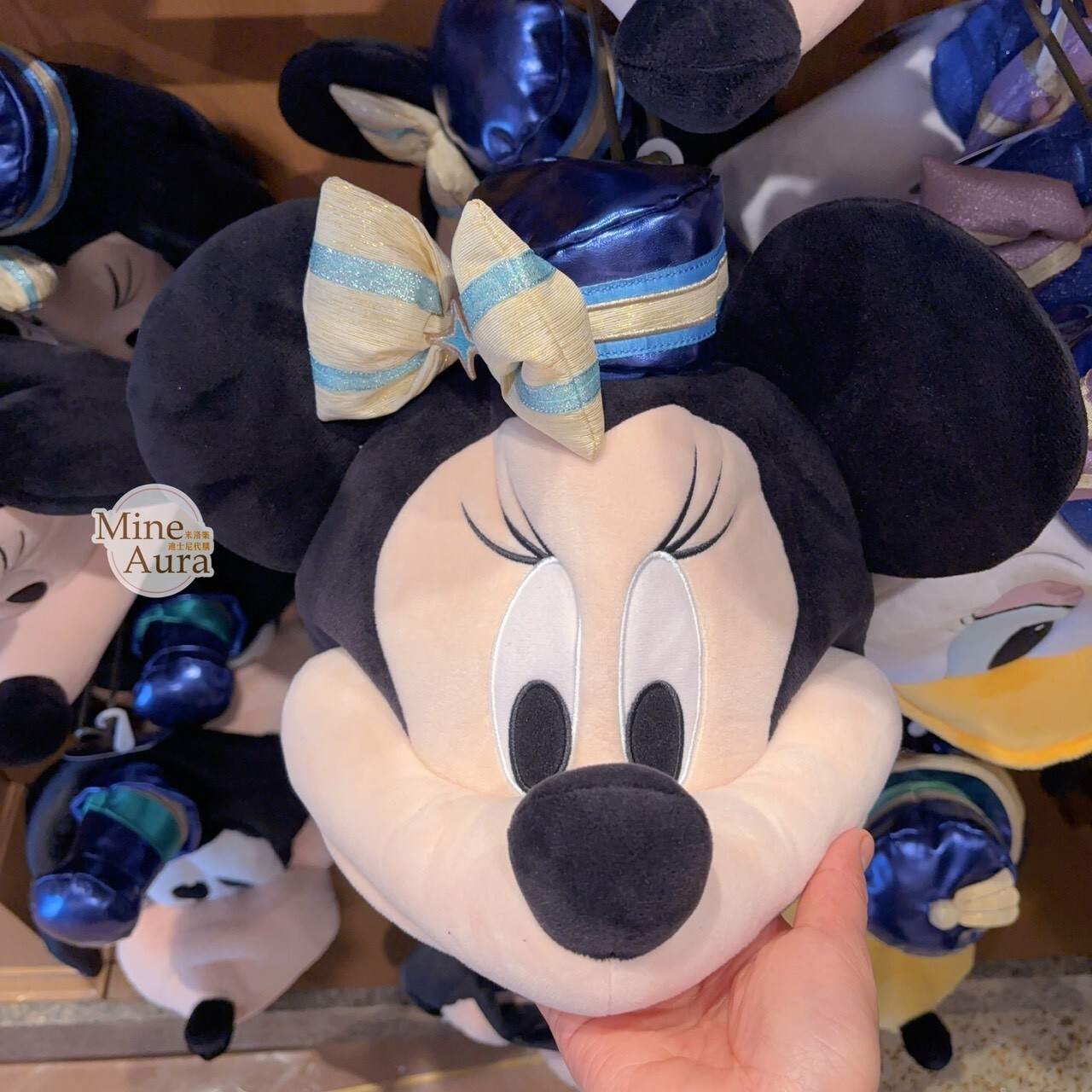 10歲生日慶典 米奇 Mickey 與好友們 米妮 Minnie 大頭小身體絨毛 造型帽 帽子 頭套 -上海迪士尼樂園