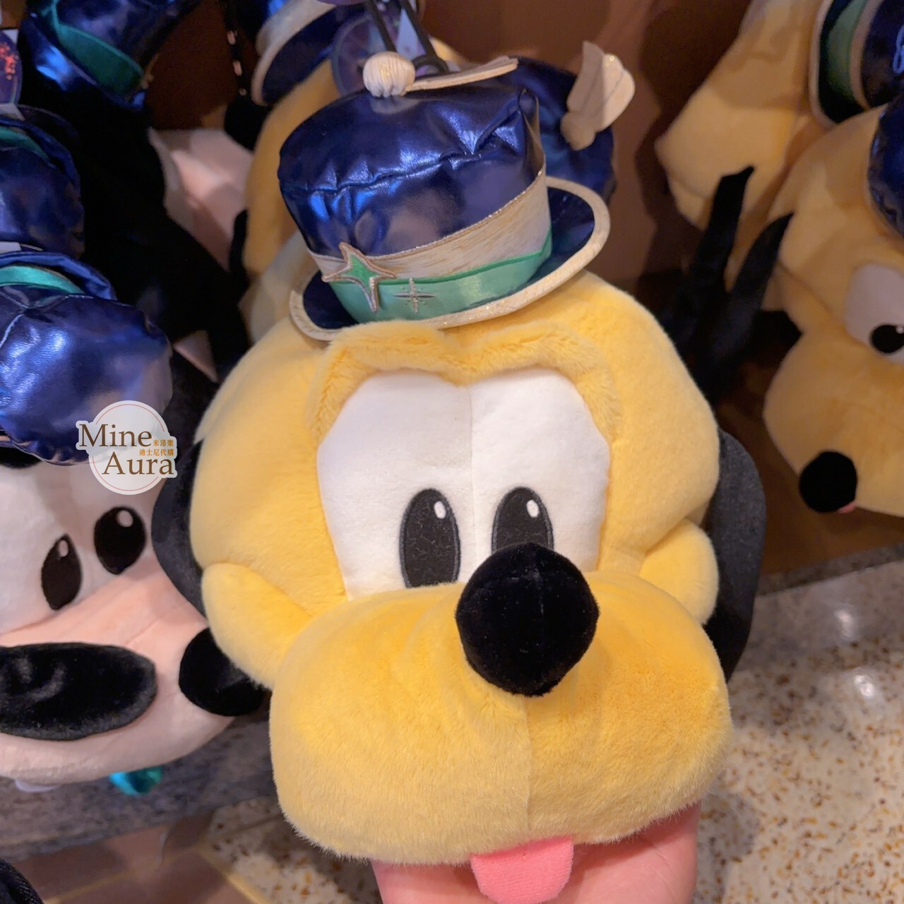 10歲生日慶典 米奇 Mickey 與好友們 布魯托 Pluto 大頭小身體絨毛 造型帽 帽子 頭套 -上海迪士尼樂園